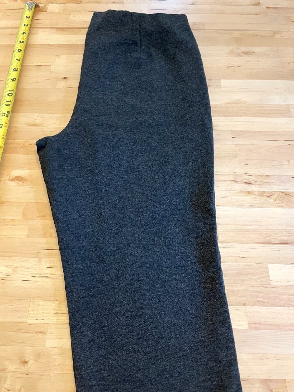 J.Jill Ponte Slim Leg Pants M Petite Gray Stretch Pull-On Travel Pant Lagenlook - Picture 5 of 10